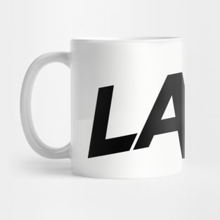 Laos Angeles Black Logo Mug